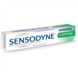 Зубная паста, Sensodyne F (Сенсодин Ф) 50 мл с фтором